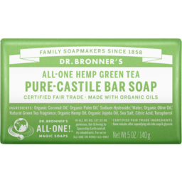 Photo of DR BRONNERS:DRB Green Tea Castile Soap Bar 140g