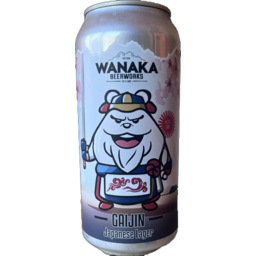 Photo of Wanaka Beerworks Gaijin Japanese Rice Lager 4.5% 440ml