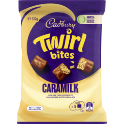 Photo of Cadbury Twirl Bites Caramilk 130g 130g
