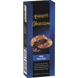 Photo of Arnott's Obsession Chocolate Biscuits Milk Chocolate 120g 120g