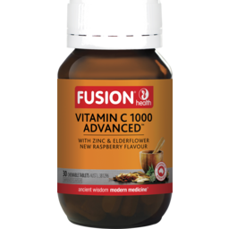 Photo of Fusion Health Vitamin C 1000 Advanced 30 Chewable Tablets