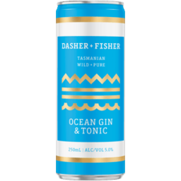 Photo of Dasher & Fisher Ocean Gin & Tonic Can