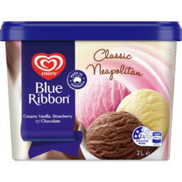 Photo of Streets Blue Ribbon 3 In 1 Classic Neapolitan Ice Cream 2l
