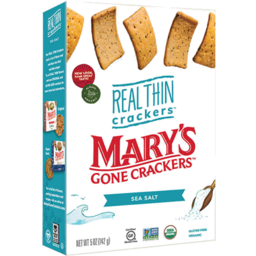 Photo of Marys Gone Crackers - Real Thins Sea Salt