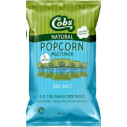 Photo of Cobs Natural Popcorn Sea Salt Multi Pack 5 X 13g