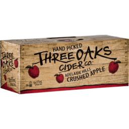 Photo of Three Oaks Crushed Apple Cider Cans 10.0x375ml