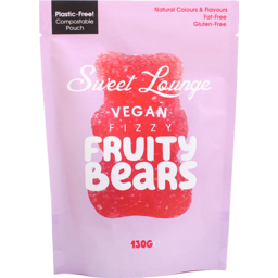 Photo of Sweet Lounge - Vegan Fizzy Fruity Bears 130g