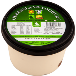 Photo of Queensland Yoghurt Company Apple Cinnamon Yoghurt 500g