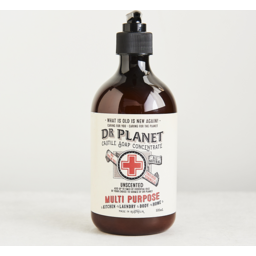 Photo of Dr Planet Castile Soap Concentrate Unscented Pump