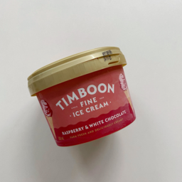 Photo of Timboon Ice Cream Raspberry & White Chocolate