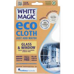 Photo of White Magic Eco Cloth Glass & Window Single Pack