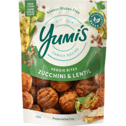 Photo of Yumis Veggie Bites Zucchini & Lentil 225g