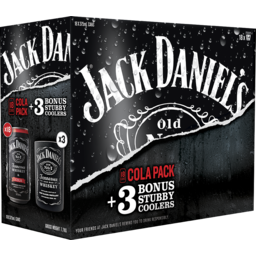 Photo of Jack Daniel's & Cola Can 18 Pack + 3 Coolers