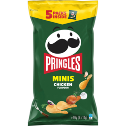 Photo of Pringles Minis Chicken Flavour Chips 5 Pack 95g