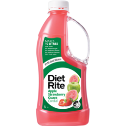 Photo of Diet Rite Apple Strawberry Guava Cordial 1l