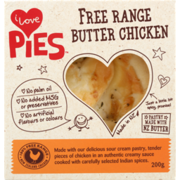 Photo of I Love Pies Butter Chicken 200g