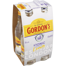Photo of Gordon's 7% Gin & Tonic Bottles