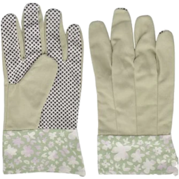 Photo of Ditsy Canvas Gloves Sage