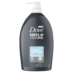 Photo of Dove Men+Care Clean Comfort Body And Face Wash Soap 1 Ltr 1 Bottle 