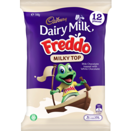 Photo of Cadbury Dairy Milk Chocolate Freddo Milky Top Share Pack 12pk