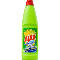 Photo of Ajax Cream Cleanser Tough On Grime Kitchen & Bathroom Household Cleaner Baking Soda And Citrus Extracts 375ml