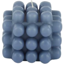 Photo of Candle Bubbles Shape 10x9cm Blue