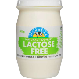 Photo of Mundella Yoghurt Lactose Free Natural 500gm