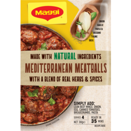 Photo of Maggi Mediterranean Meatballs Recipe Base 38g