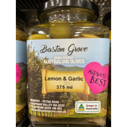 Photo of Baston Grove Olives Lemon & Garlic