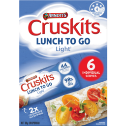 Photo of Arnotts Lunch To Go Light Cruskits Crispbread 6 Pack 68g