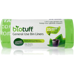 Photo of Biotuff Bin Liners MEDIUM 20L