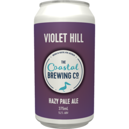 Photo of Coastal Brewing Violet Hill Hazy Pale Ale Can 375ml 4pk