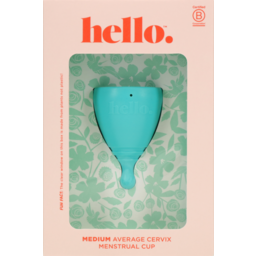 Photo of Hello. Average Cervix Menstrual Cup Medium 