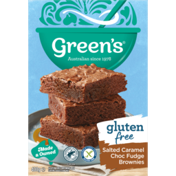 Photo of Greens Gluten Free Salted Caramel Choc Fudge Brownie Mix