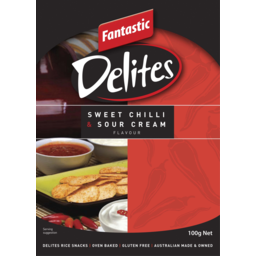 Photo of Fantastic Delites Sweet Chilli & Sour Cream Flavour Crackers 100g