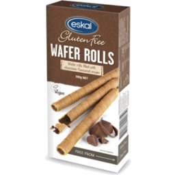 Photo of Eskal Gluten Free Wafer Rolls Chocolate