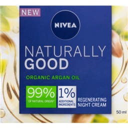 Photo of Nivea Naturally Good Organic Argan Oil Regenerating Night Cream 50ml