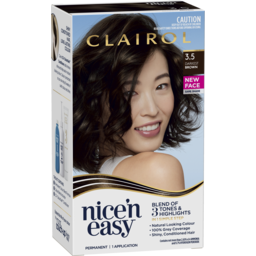 Photo of Clairol Nice & Easy Hair Colour 3.5 Natural Darkest Brown 