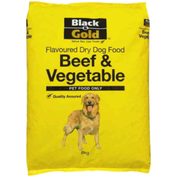 Photo of Black & Gold Dog Food Beef & Vegetable 8kg
