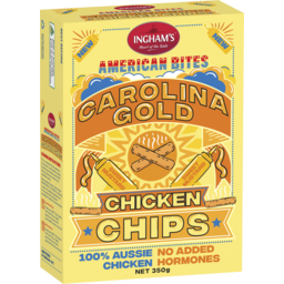 Photo of Ingham's American Bites Carolina Gold Chicken Chips 350g