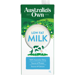Photo of Australia's Own Dairy Standard Low Fat 1l 1l