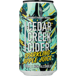 Photo of Cedar Creek Cider Sparkling Apple Juice Non-Alcoholic Can