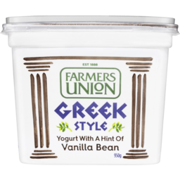 Photo of Farmers Union Greek Style Yogurt With A Hint Of Vanilla Bean 950g