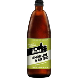 Photo of Lo Bros Lemon Lime & Bitters Soda 750ml