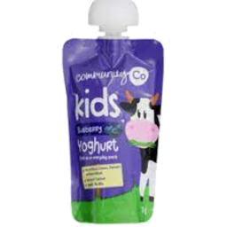 Photo of Community Co Yoghurt Kids Blueberry Pouch
