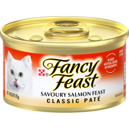 Photo of Fancy Feast Cat Food Classic Pate Savoury Salmon Feast 85g