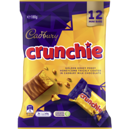 Photo of Cadbury Chocolate Crunchie Share Pack 180g 12pk