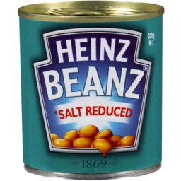 Photo of Heinz Baked Beans Reduced Salt 220g 