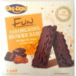 Photo of Oki-Doki Brownie Caramel Bar 6 Pack