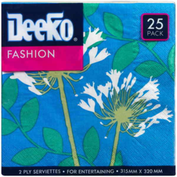 Photo of Deeko Fashion Serviette 2ply 25s Green Design